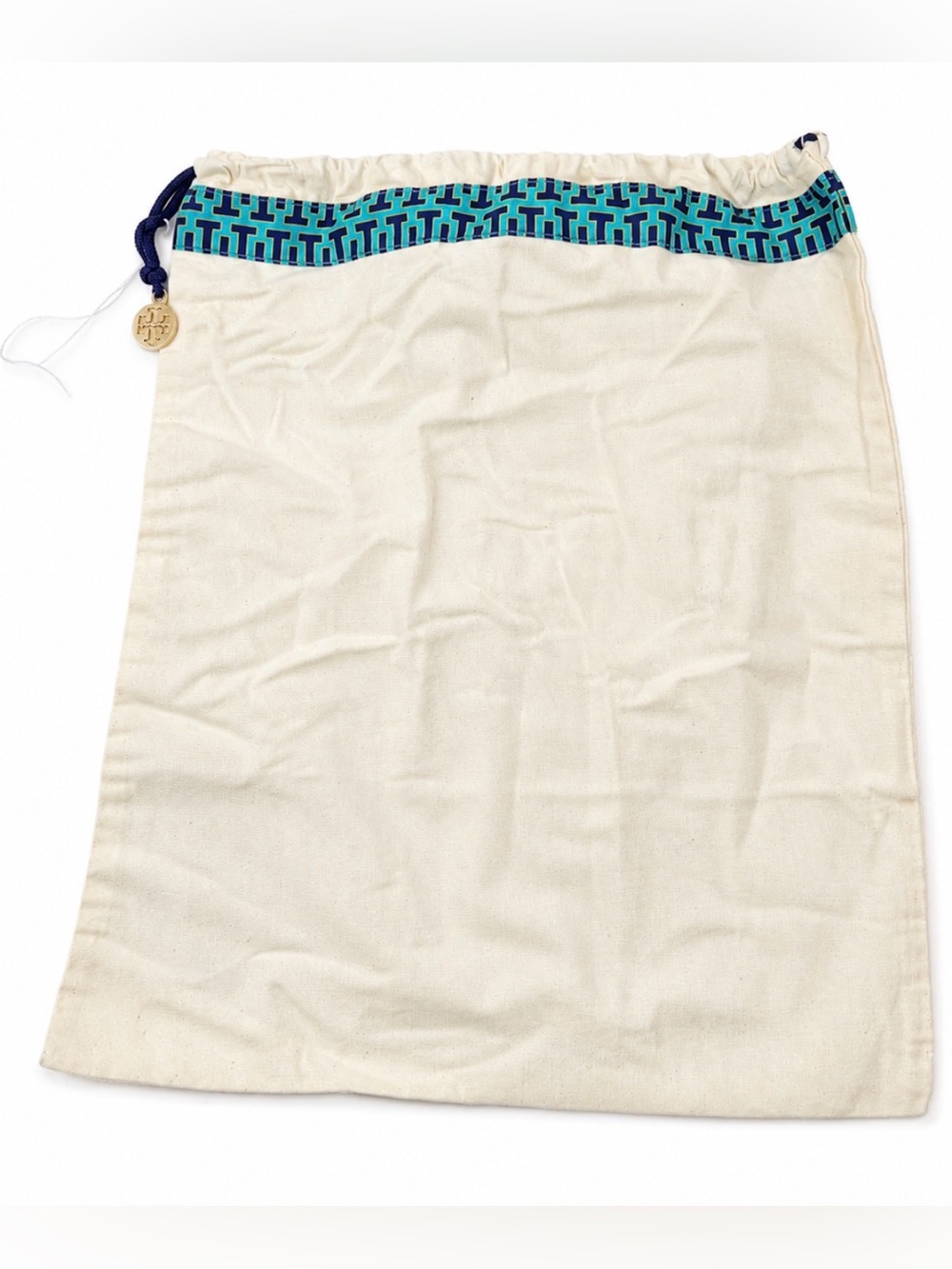 Tory Burch Cream & Blue Dust Bag